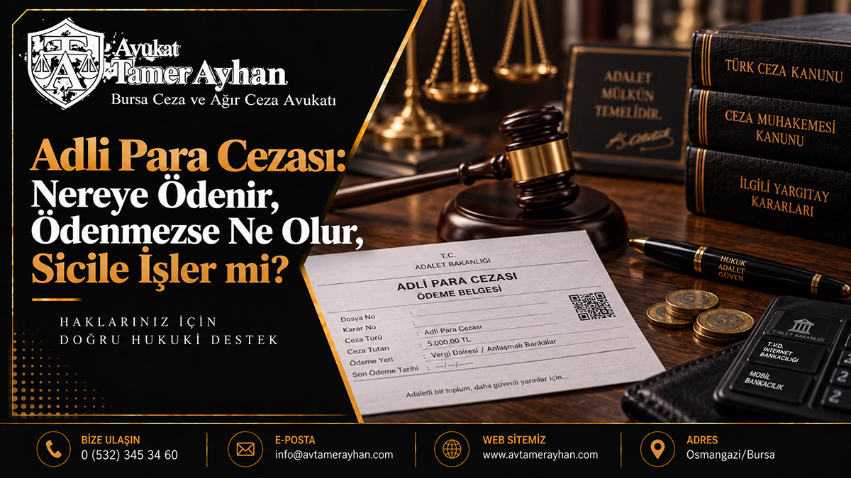 Adli Para Cezası: Nereye Ödenir, Ödenmezse Ne Olur, Sicile İşler mi?